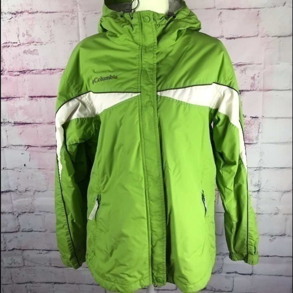COLUMBIA Green Weatherproof Lined Jacket